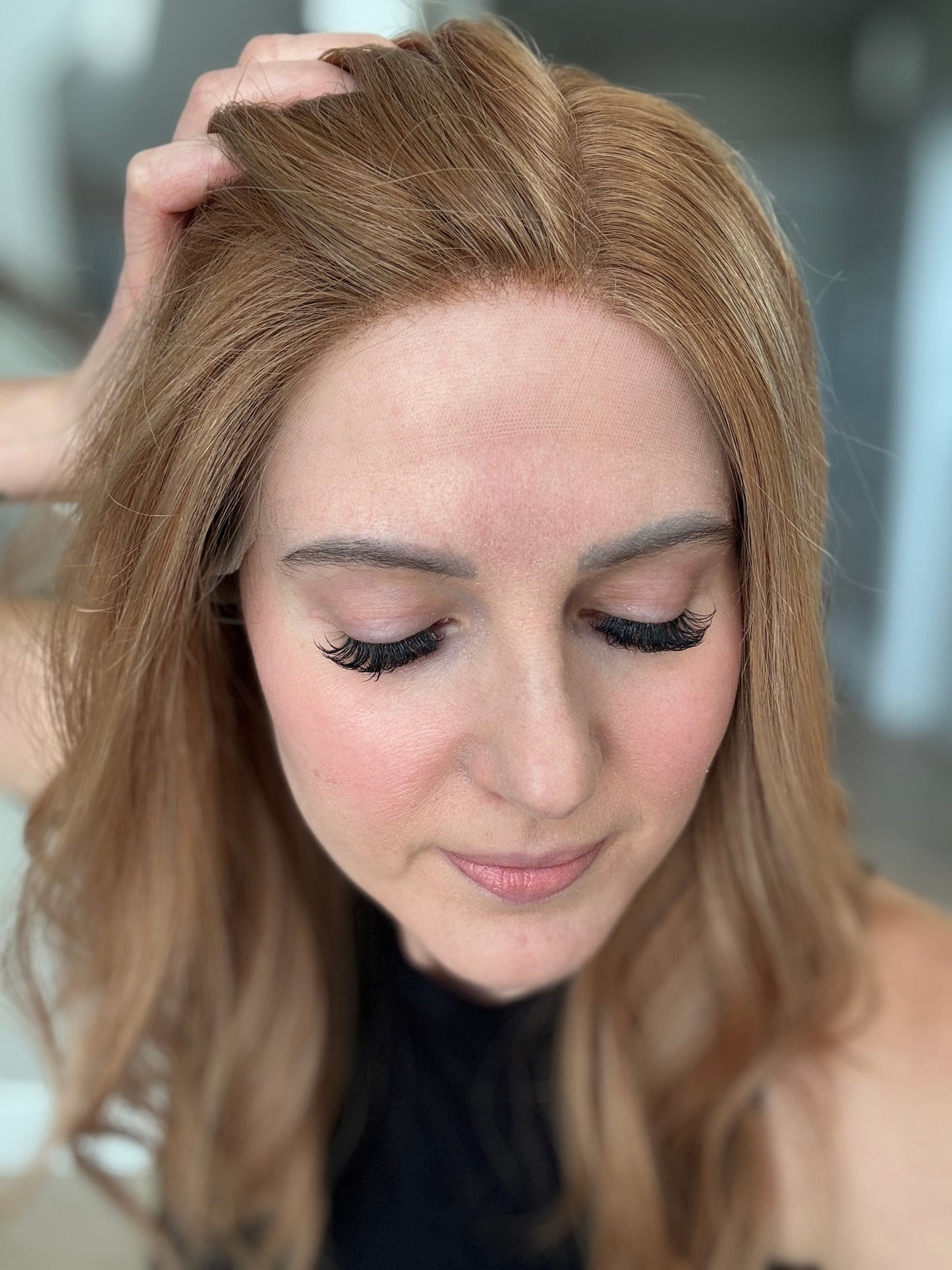 20" Ashlyn Comfort Cap Lace Top Wig (S)