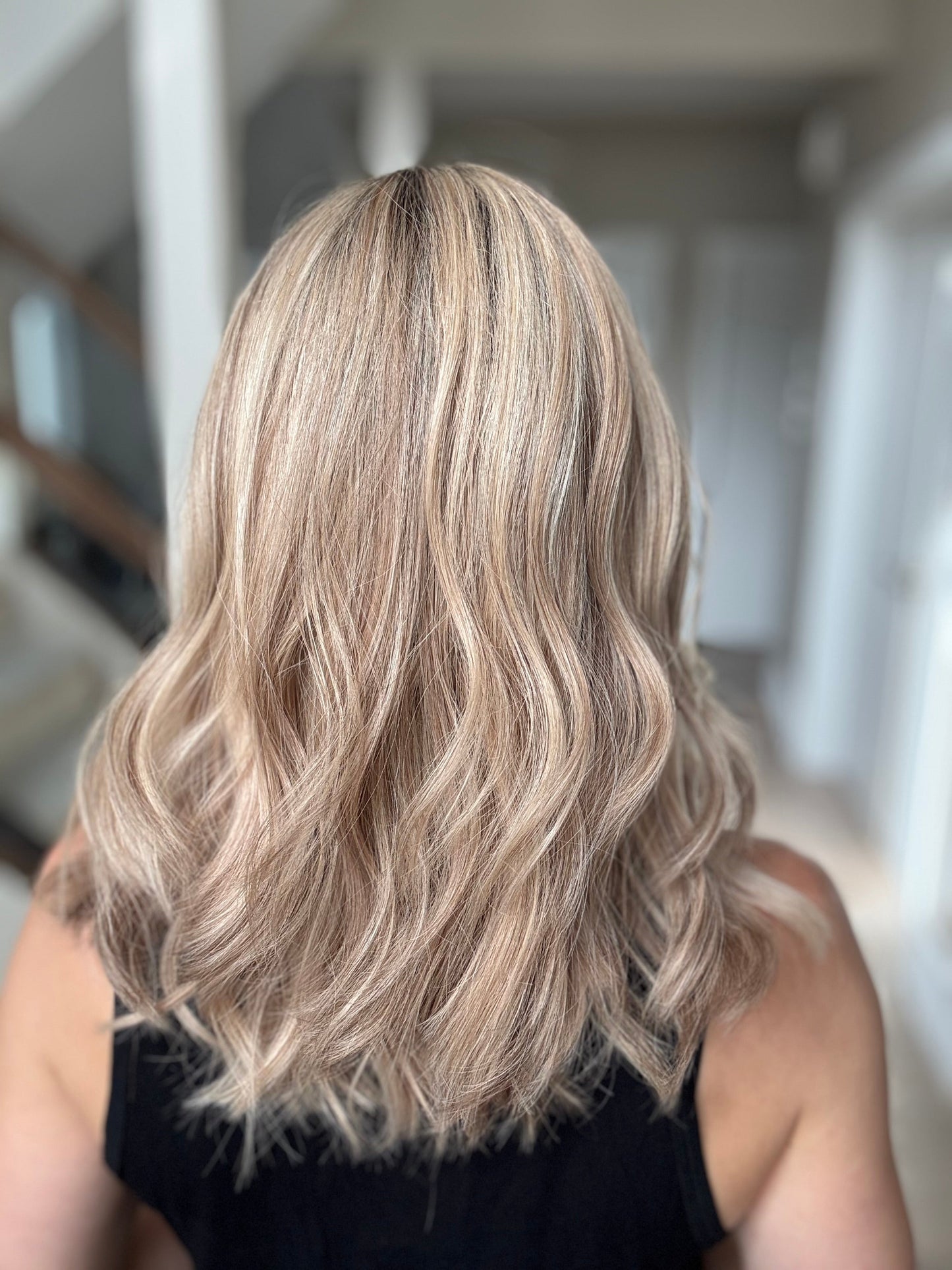 18" Olivia LOB Comfort Cap Lace Top Wig (M)