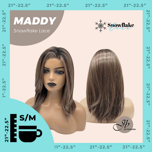 [PRE-ORDER] JBEXTENSION 18 Inches Pine Cones Pre-Cut Snowflake Lace Frontlace Glueless Wig MADDY SNOWFLAKE【PERMATEASE】【BENDY EAR TABS】
