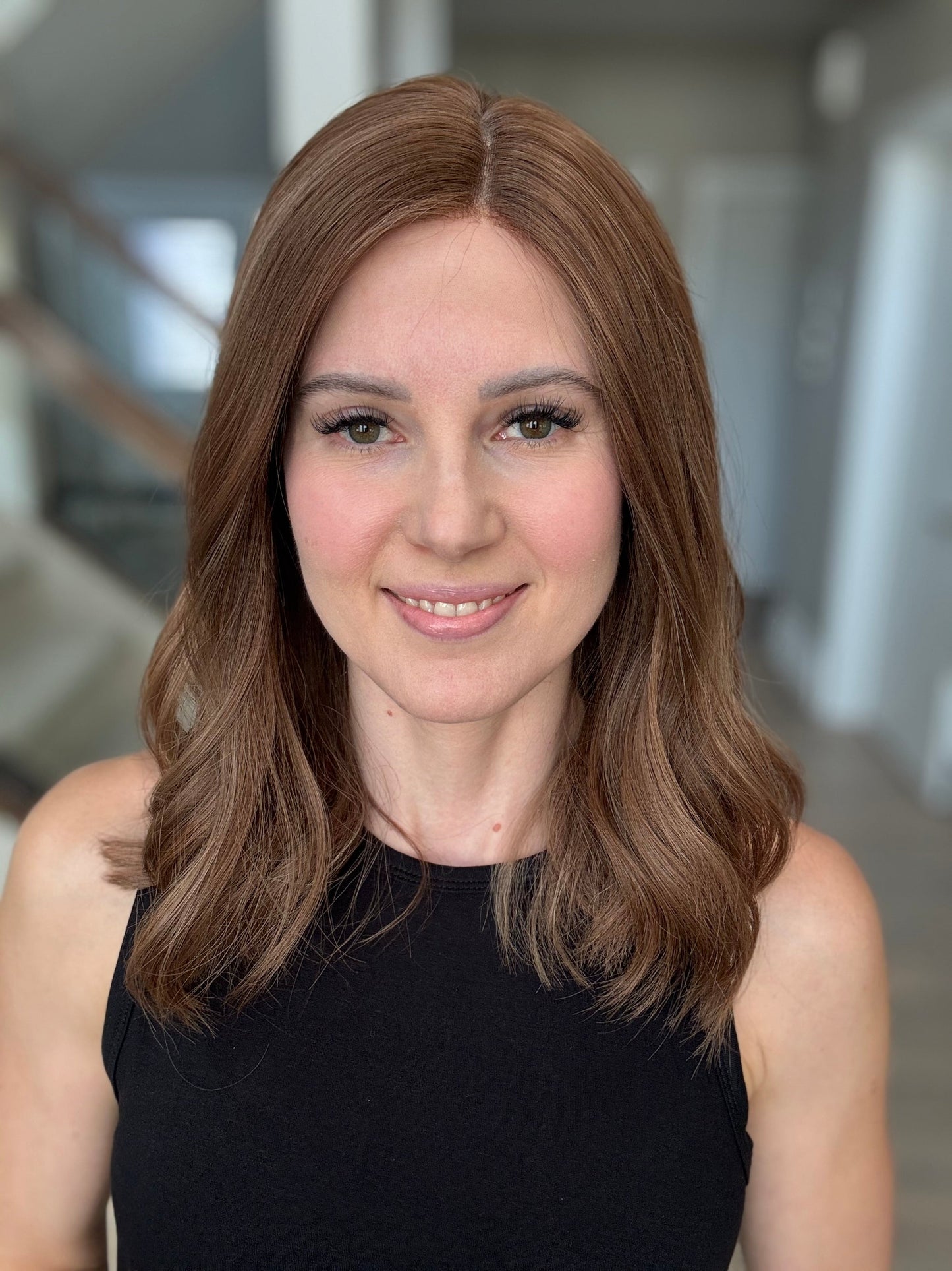 18" Christina LOB Comfort Cap Lace Top Wig (M)