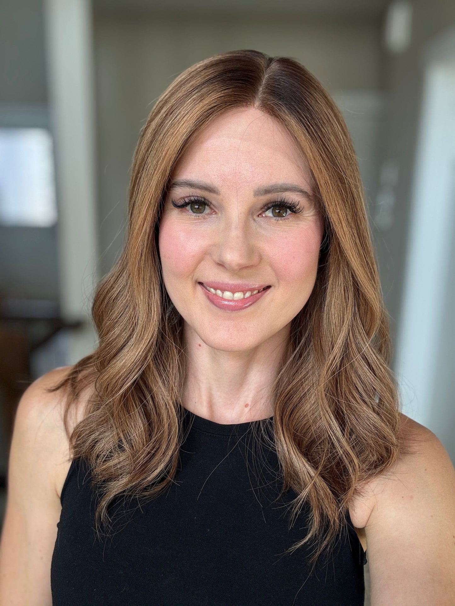 18" Elana LOB Comfort Cap Lace Top Wig (M) (FINAL SALE)