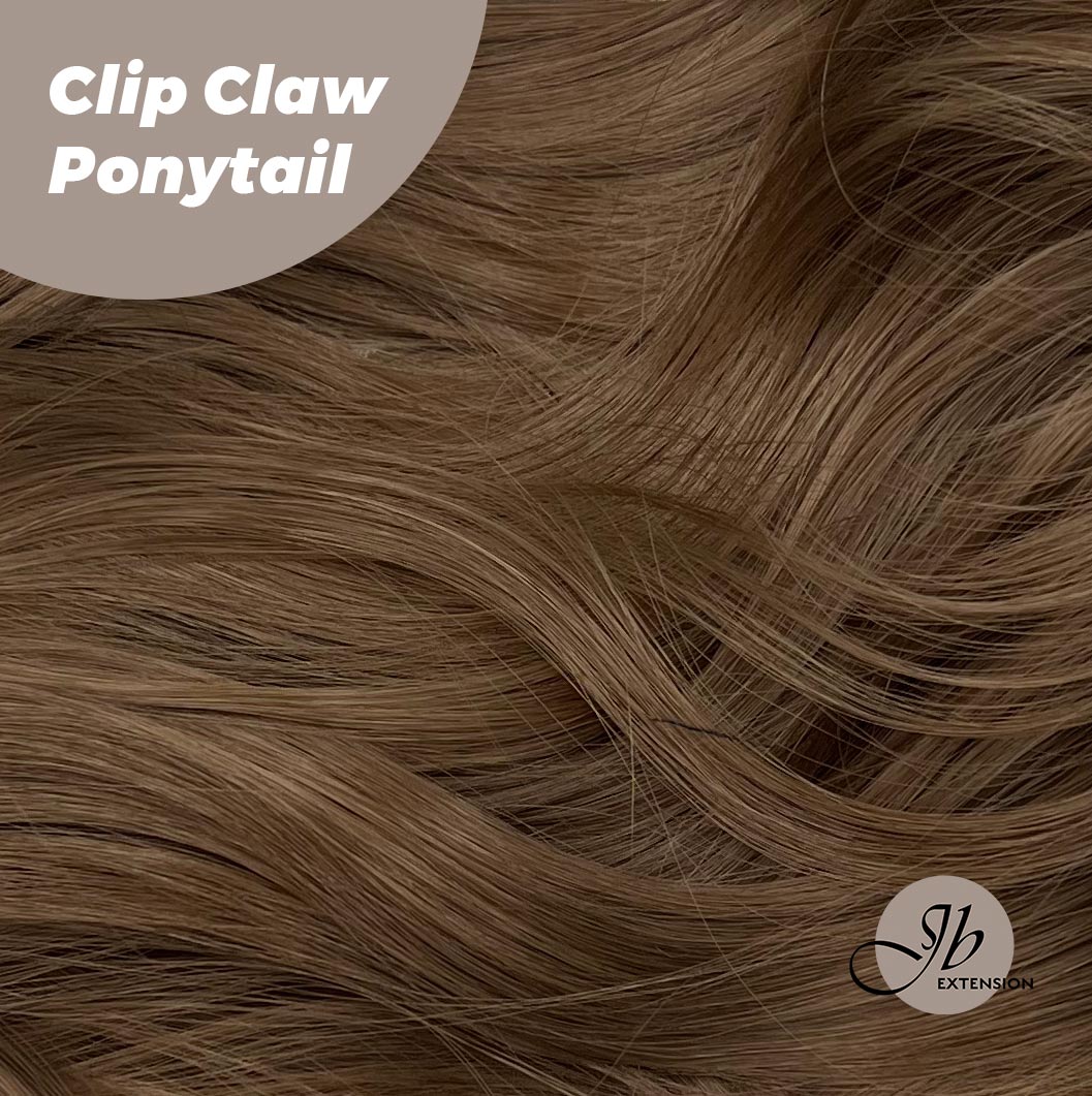 JBEXTENSION 25 Inch Clip Claw in Curly Ponytail Extension for thinning hair 160g
