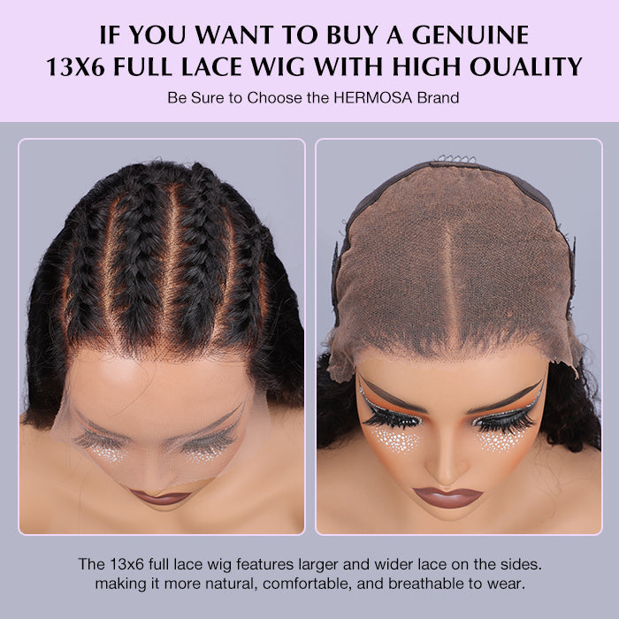 4C Curly Edges Hairline Wig Golden Brown Color Human Hair Curly Wigs 13x6 Full HD Lace Frontal Glueless Wig