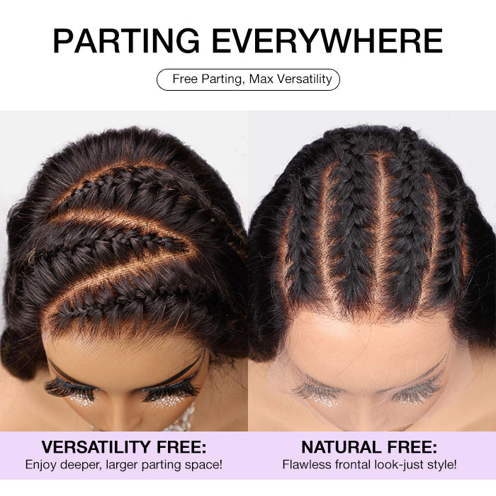 Balayage Highlight 1B/30 Straight Pre Plucked Natural Hairline 13x6 Full Lace Frontal Human Hair Wigs