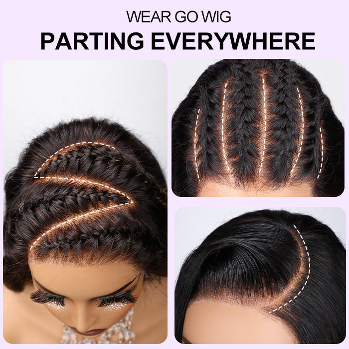 20''=$109 Balayage 1B/27 Highlight Body Wave Glueless Pre-Cut 8x5 HD Lace Closure Human Hair Wigs 180% Density