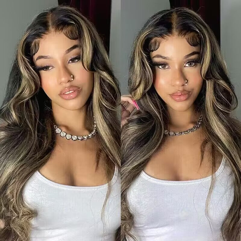 2Wigs = $189 | 8x5 Highlight Body Wave Wig + 8x5 Glueless Water Wave Wig