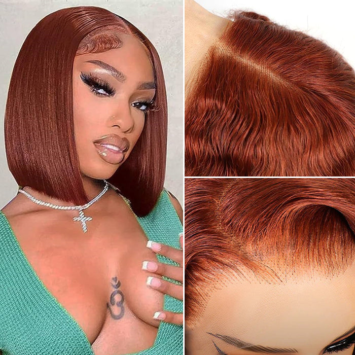 2 Wigs Set | 5x5 HD Lace Bob Wig Pre Plucked & Bleached Glueless Human Hair Wig