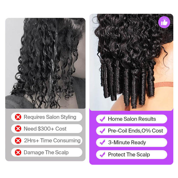 New In Burmese Curly Human Hair Glueless 8x5 HD Lace Wig for Beginners Drawstring 13x6 HD Lace Frontal Wigs