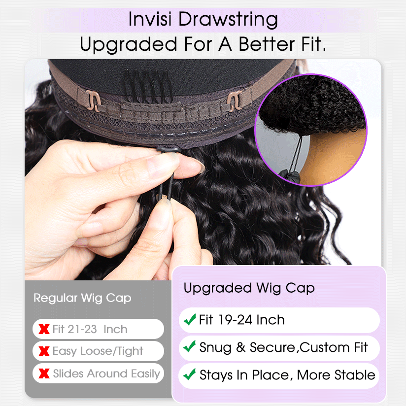 4C Edges Lace Front Bob Wig Glueless Curly Human Hair Wig with Pre Plucked Hairline 220% Density