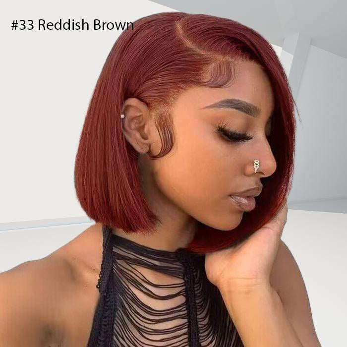 2 Wigs Set | 5x5 HD Lace Bob Wig Pre Plucked & Bleached Glueless Human Hair Wig