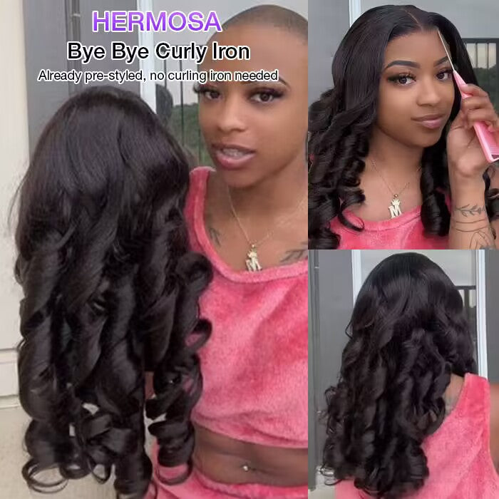3D Body Wave Ear to Ear 13x6 Lace Frontal Wig Pre Plucked Pre Bleached Pre Cut Gluless Wig