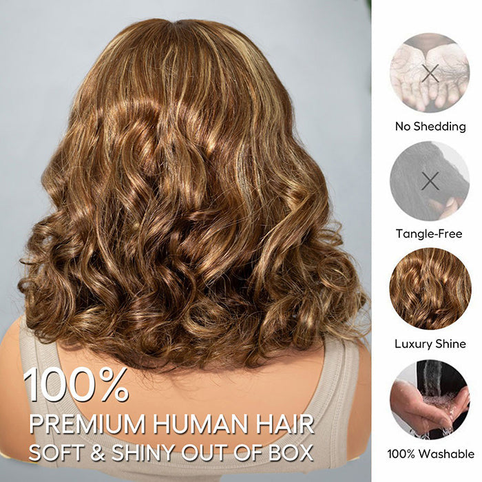 Body Wave Short bob Wigs 5x5 Lace Closure Wigs Human Hair 100% Real Human Hair Wig Pre Plucked