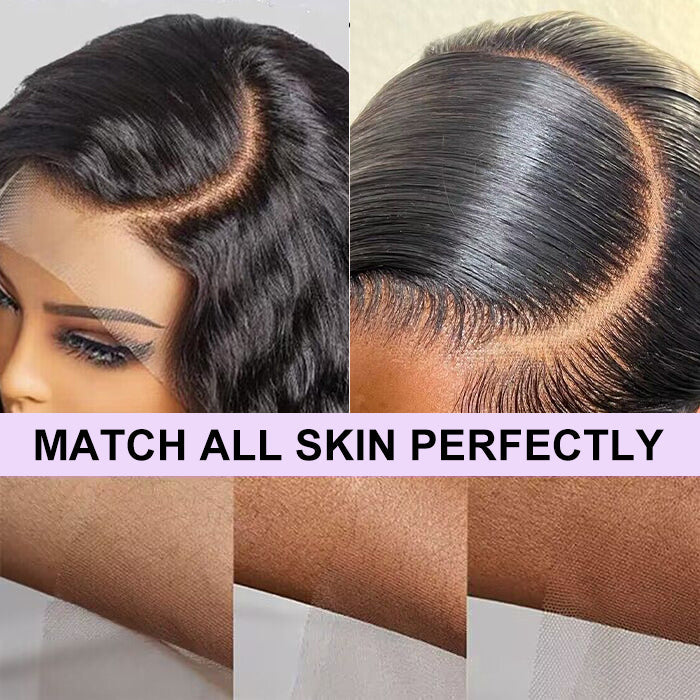 Deep Wave Wig Ear-to-ear Glueless 13x6 Full Frontal HD Lace Wig with Drawstring Friendly To All Heads
