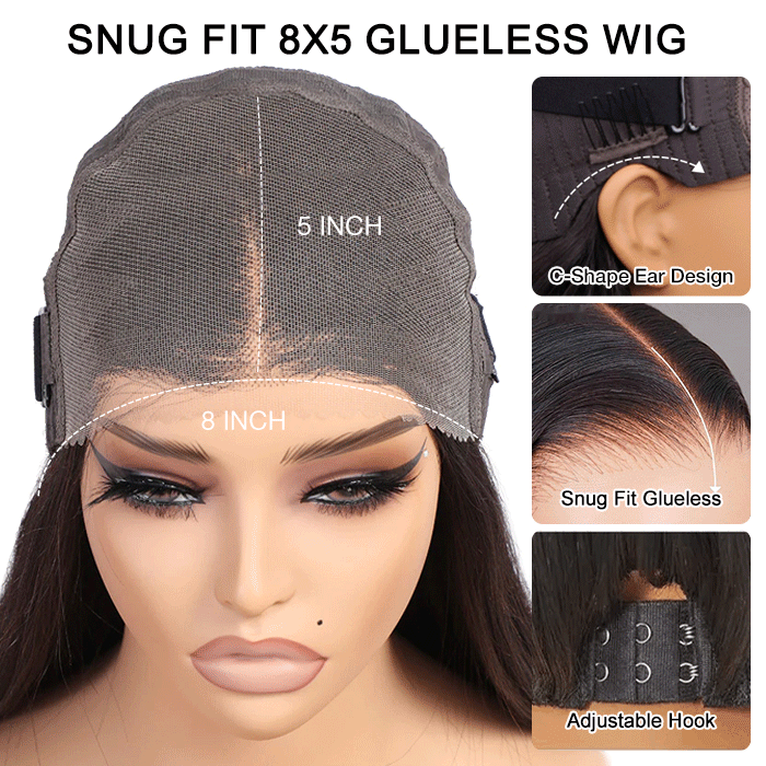 Curtain Bangs Face-Framing Upgraded Body Wave Glueless 13x4 13x6 HD Lace Human Hair Wigs for Women