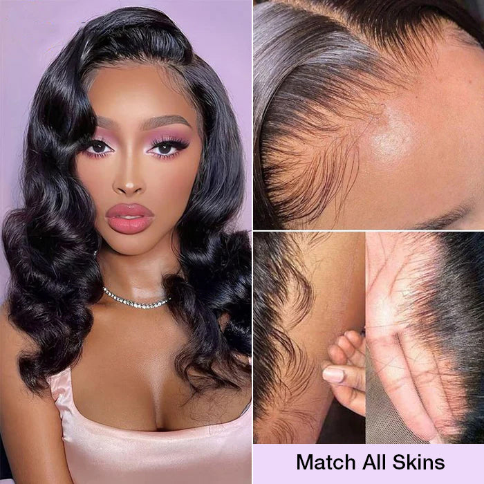 Body Wave Short bob Wigs 5x5 Lace Closure Wigs Human Hair 100% Real Human Hair Wig Pre Plucked