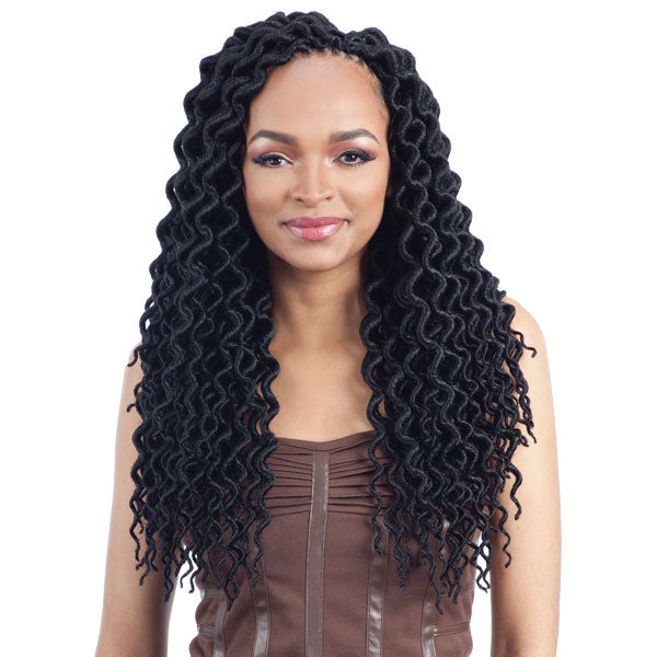 Model Model Glance Crochet Braid 2X LARGE SOFT CURLY FAUX LOC 14 Inch