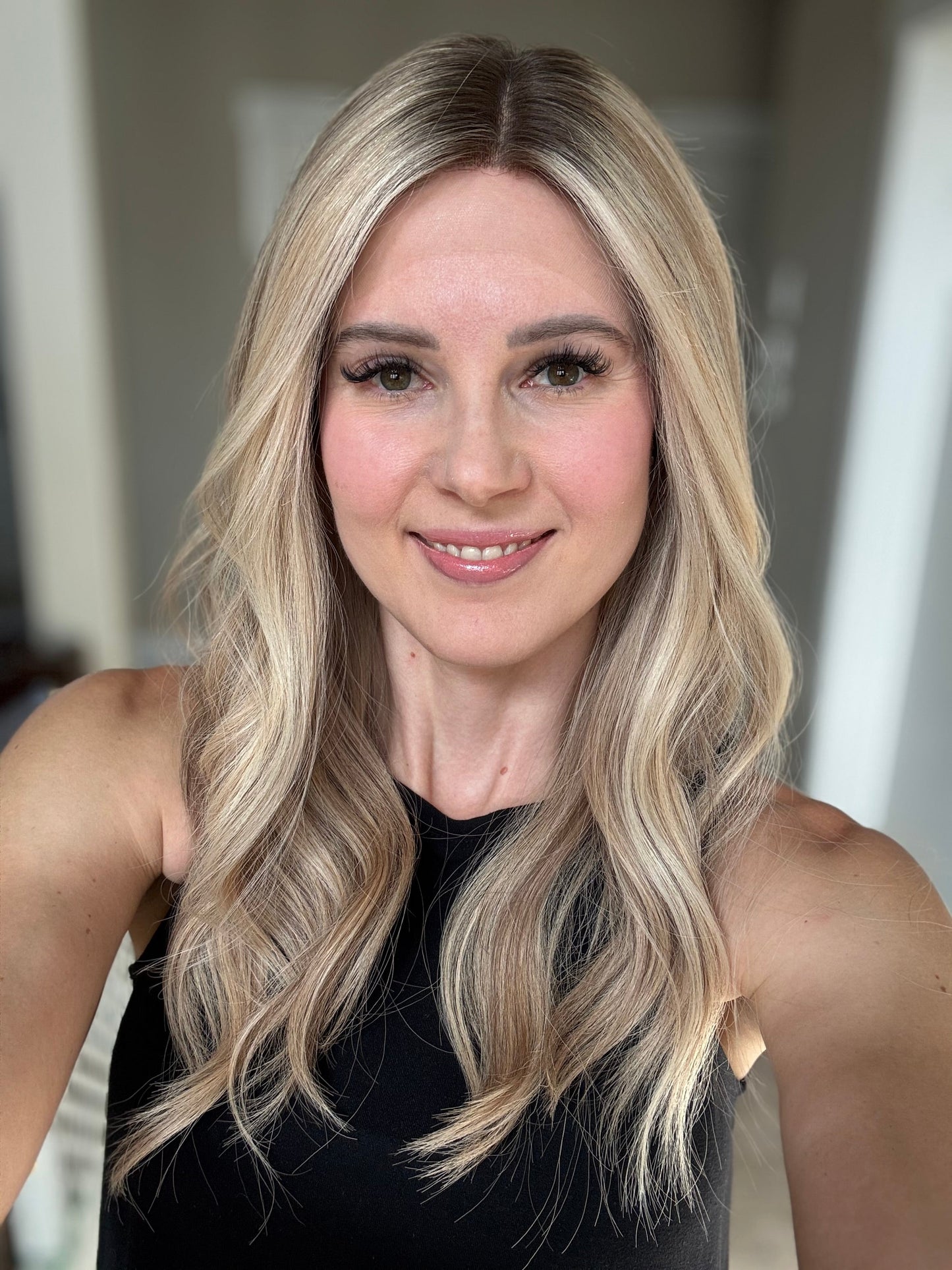 22" Olivia Comfort Cap Lace Top Wig (M)