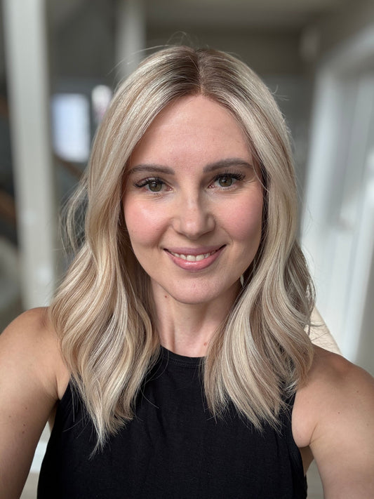 18" Katie LOB Comfort Cap Lace Top Wig (S)