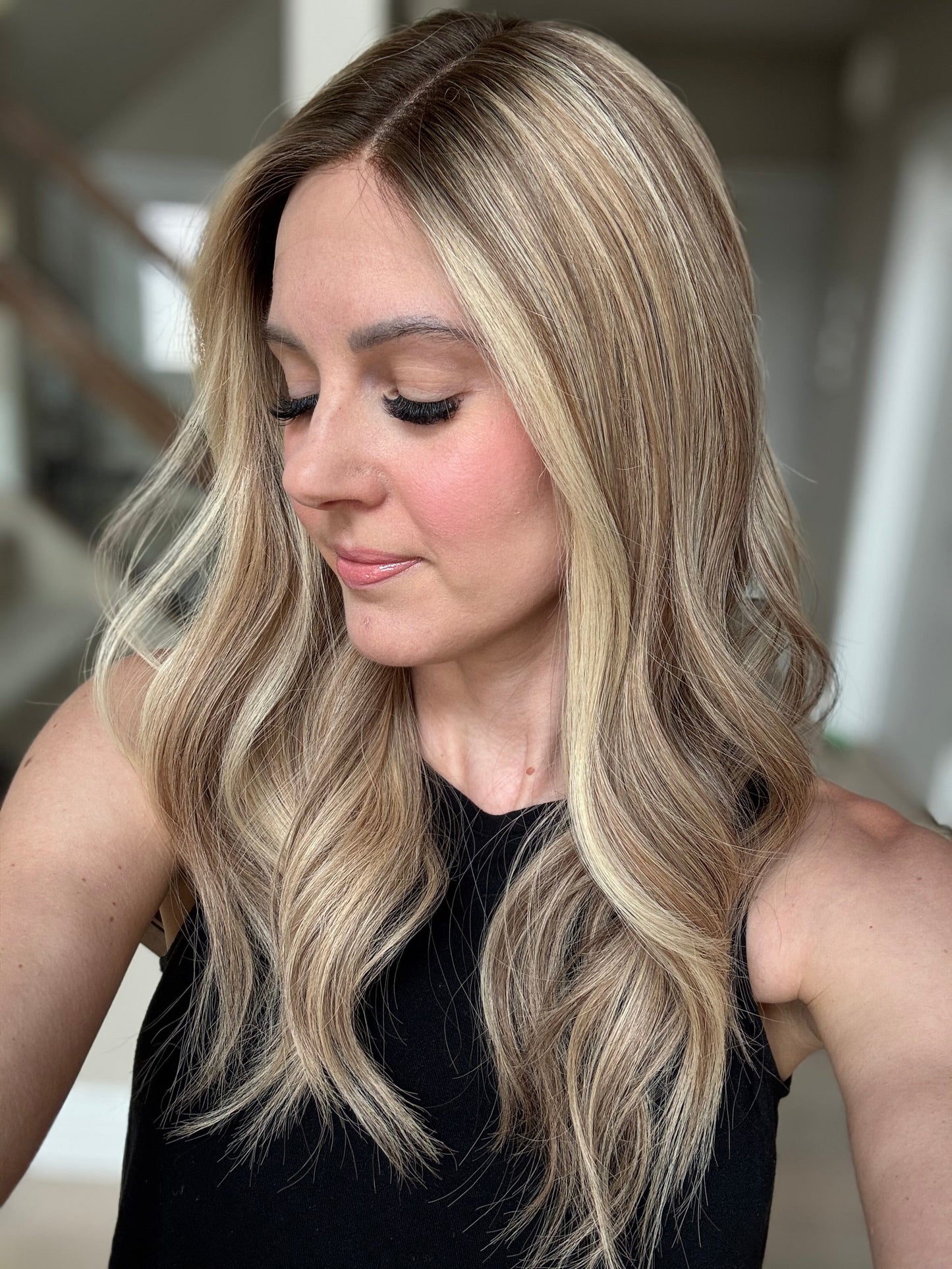 22" Olive Comfort Cap Lace Top Wig (S)