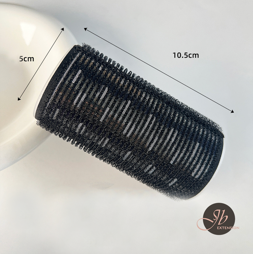 JBEXTENSION 1 Pcs Long Hair Rollers for Bangs Aluminum Core Curlers Thermal Self Grip Roller for Short, Long and Medium Hair Women Hairstyle