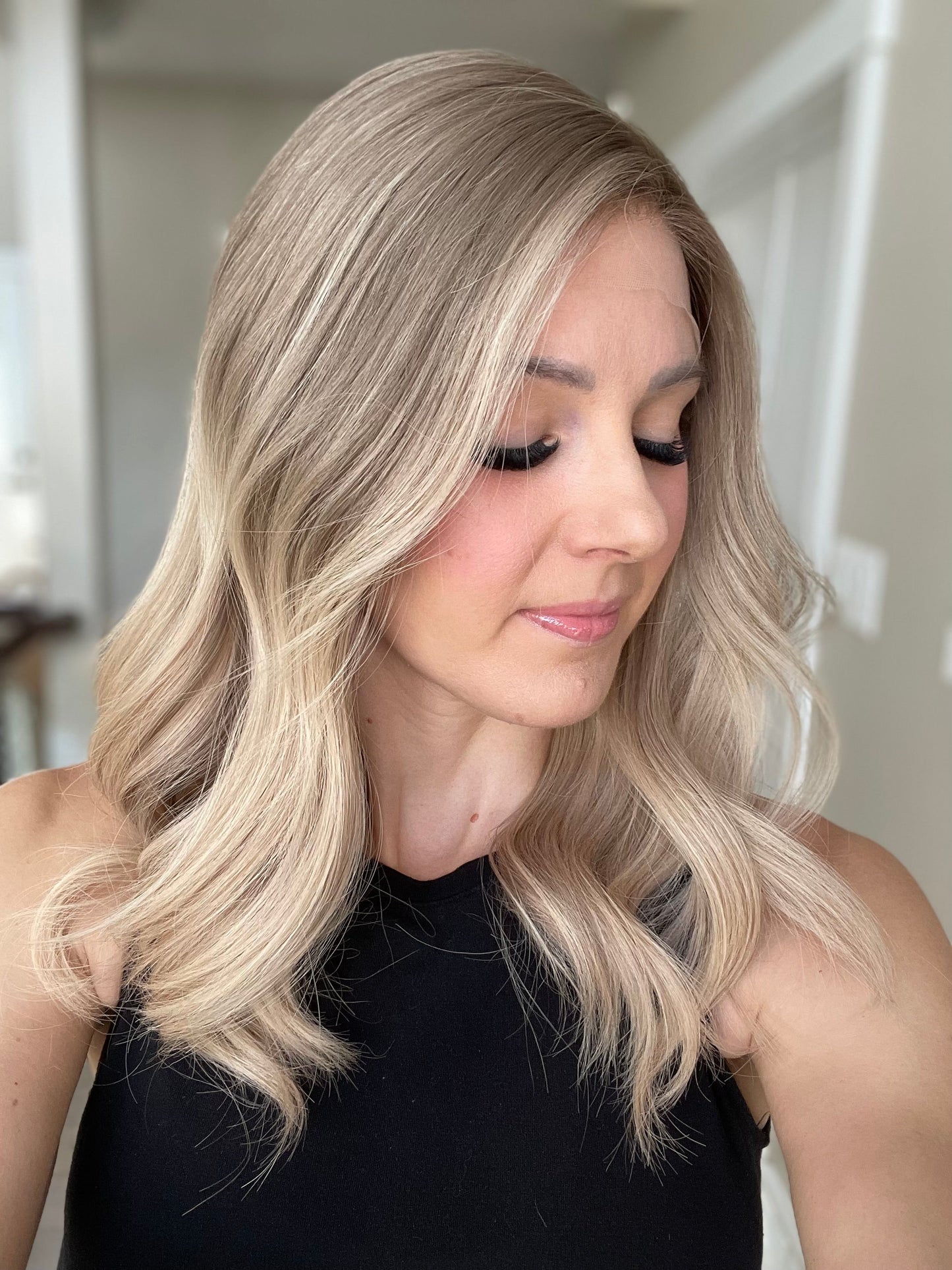 21" Anna Luxury Cap Lace Top Wig (XS) (FINAL SALE)