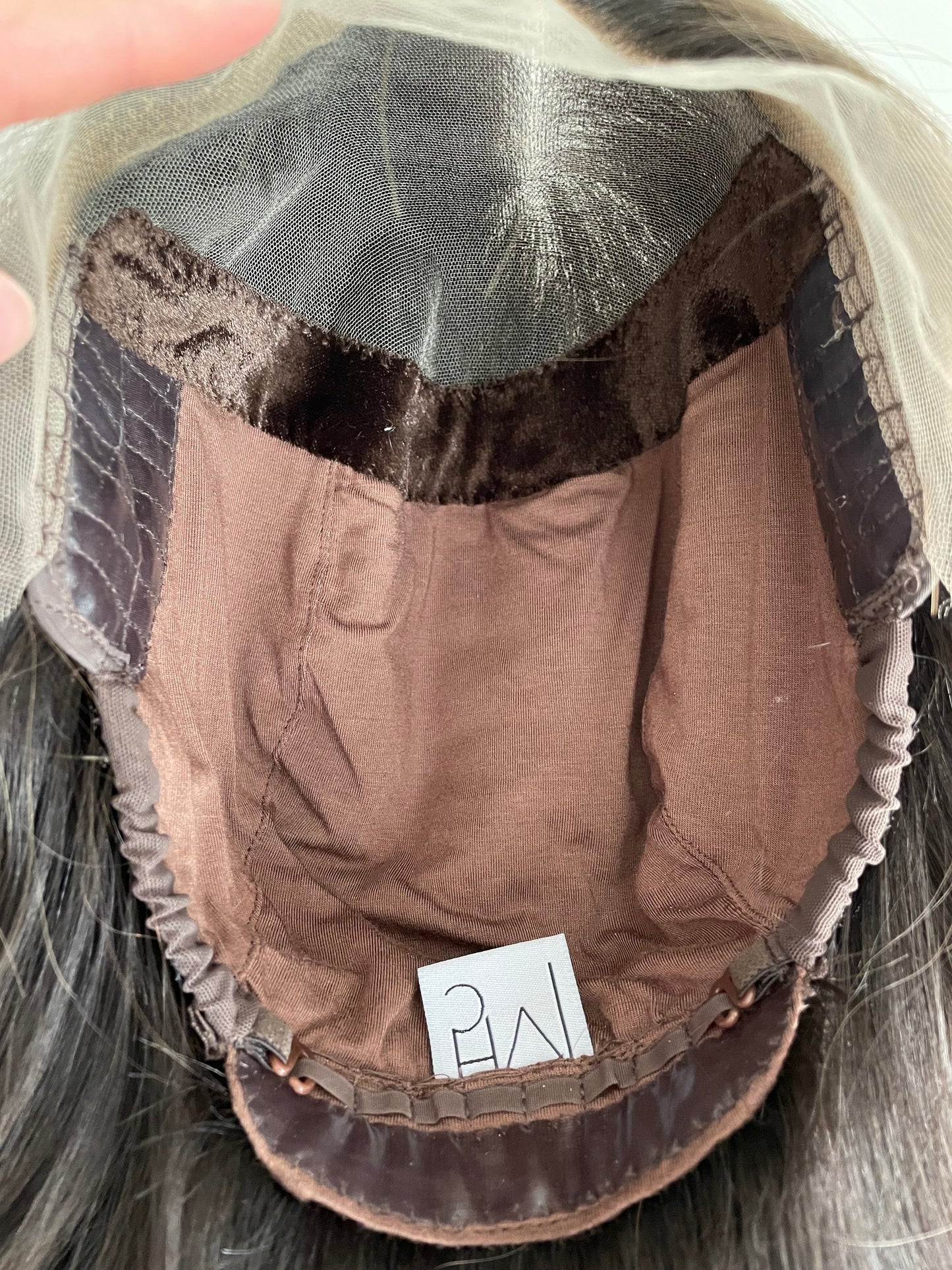 15" Natural Black Lace Top Wig (S)