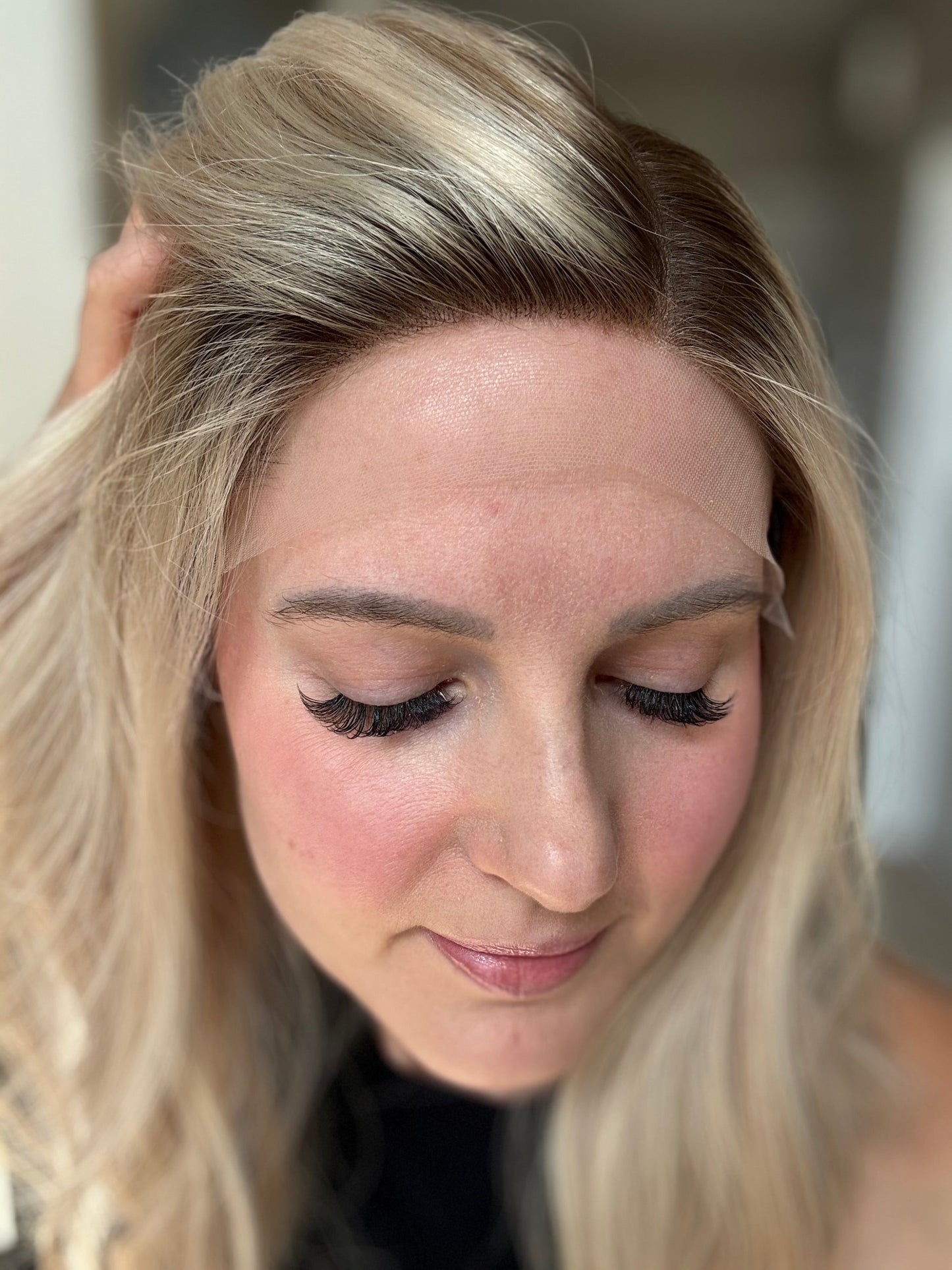 18" Katie LOB Comfort Cap Lace Top Wig (M) (FINAL SALE)