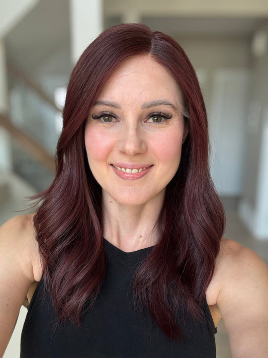 20" Violet Comfort Cap Lace Top Wig (XS)