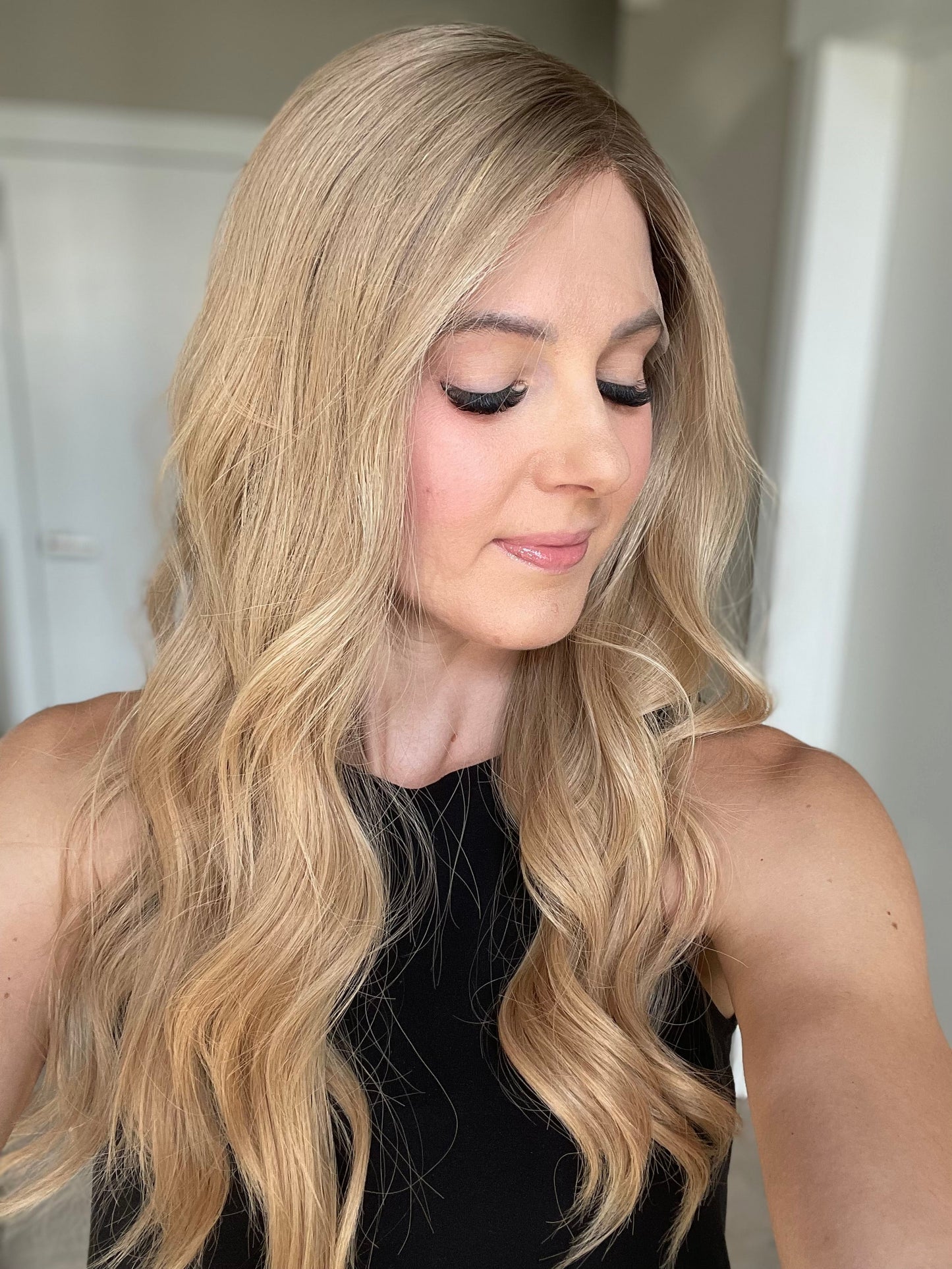 24" Melina Luxury Cap Lace Top Wig (M) (FINAL SALE)