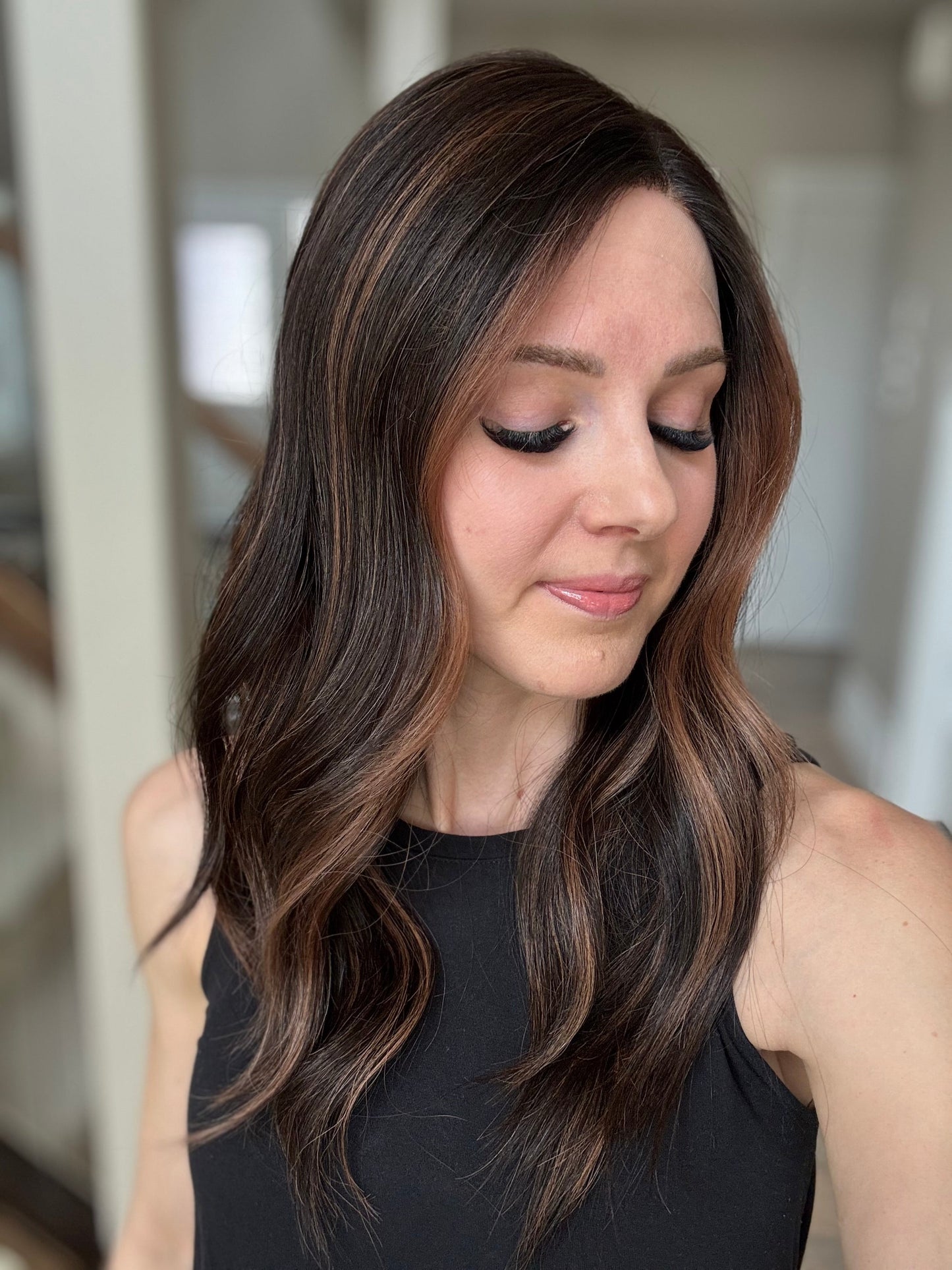 22" Larissa Comfort Cap Lace Top Wig (S)