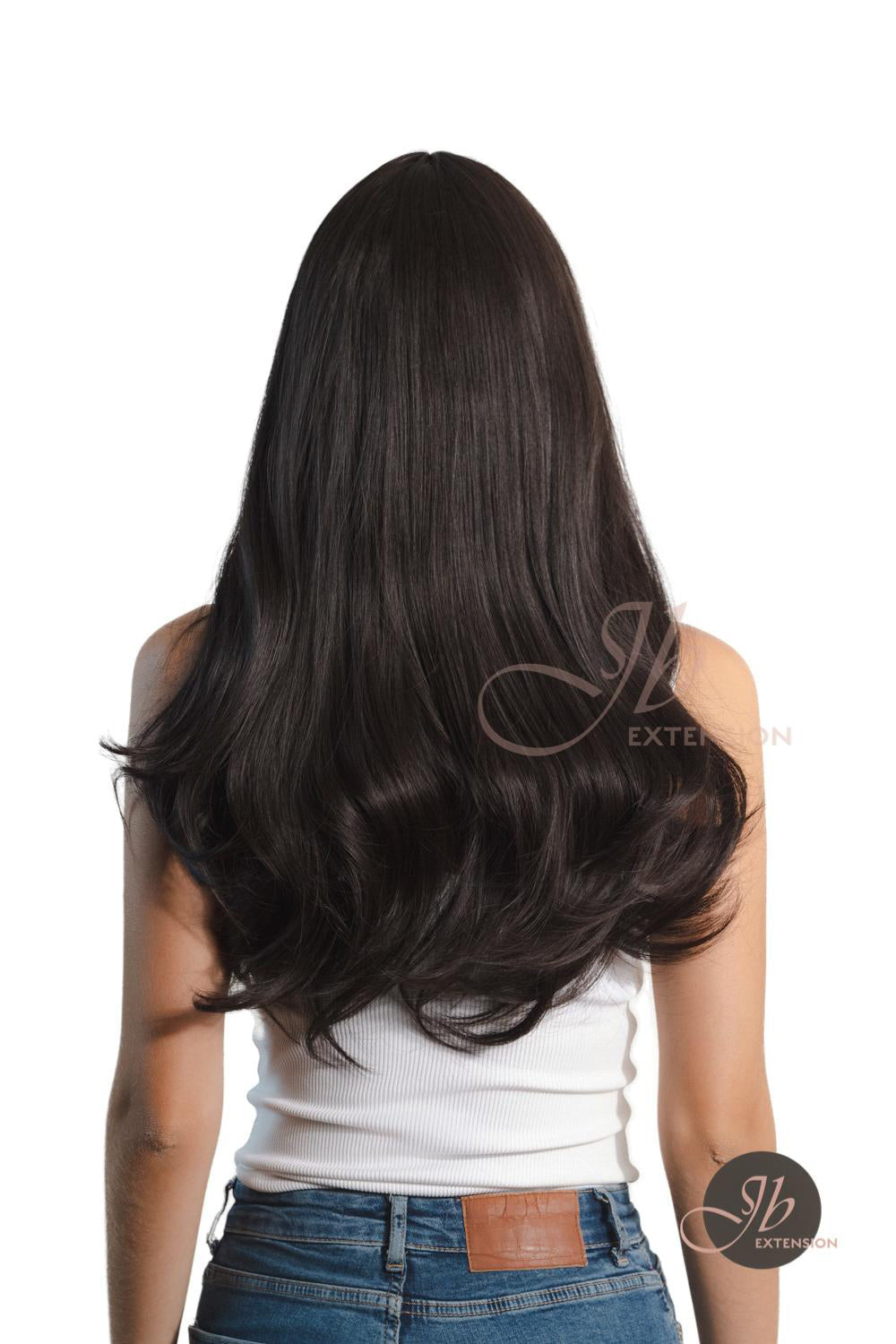 JBEXTENSION 26 Inches Soft Black Curly Wig MELANIE