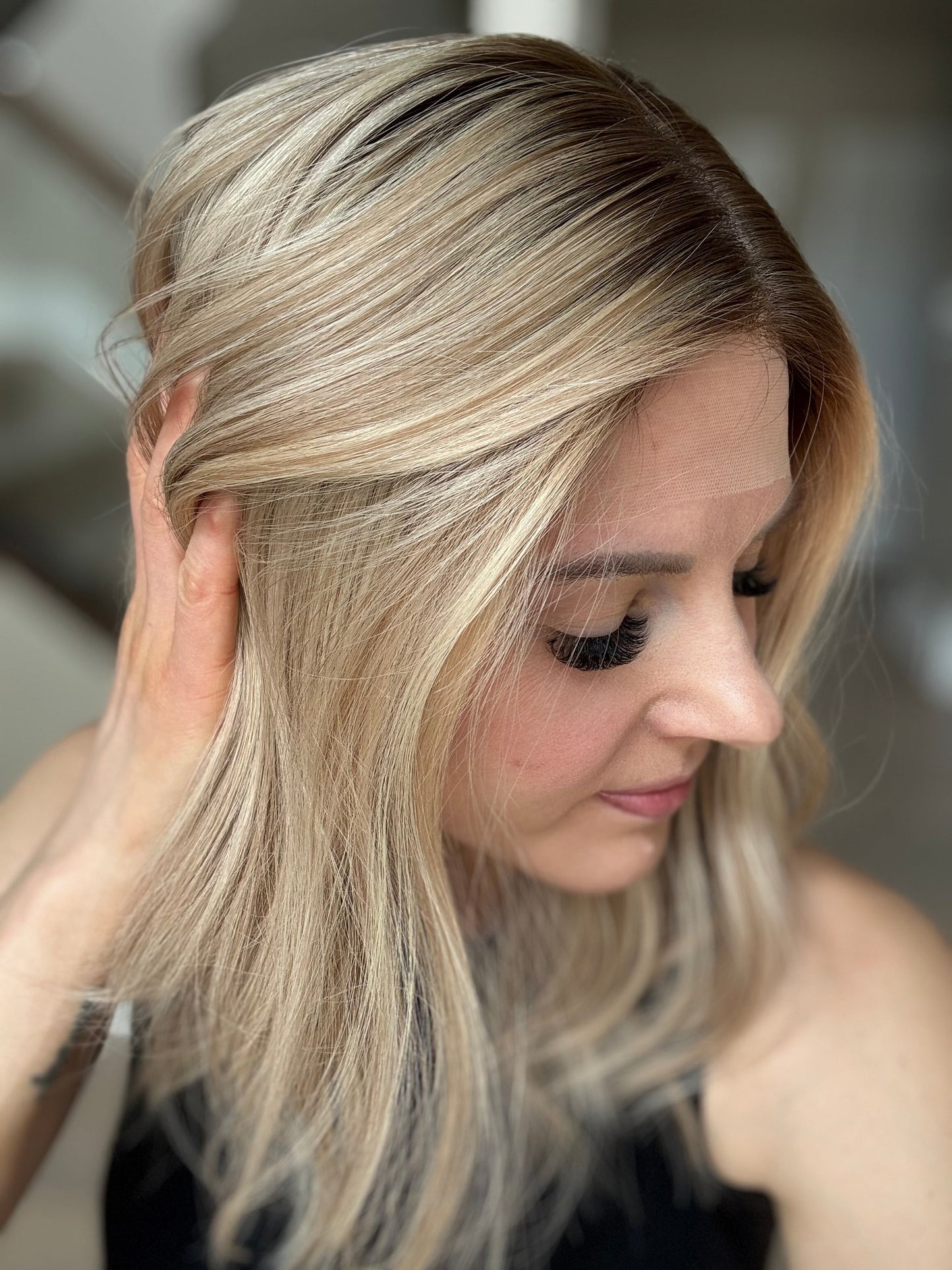 17" Katie Comfort Cap Silk Top Wig (M) (FINAL SALE)