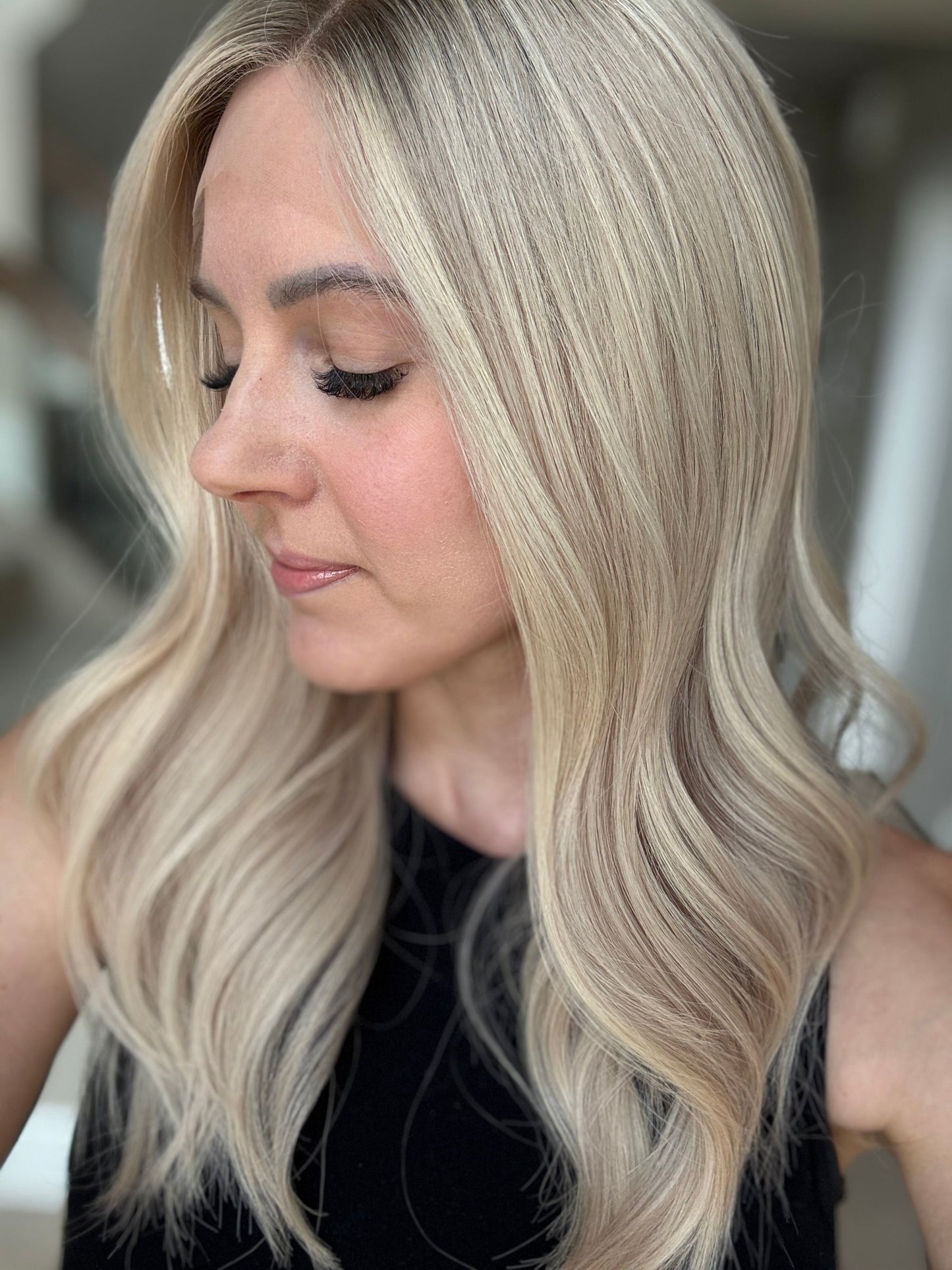 22" Haley Comfort Cap Lace Top Wig (S)