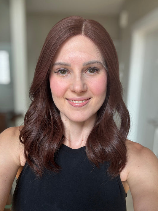 18" Scarlett LOB Comfort Cap Lace Top Wig (M)