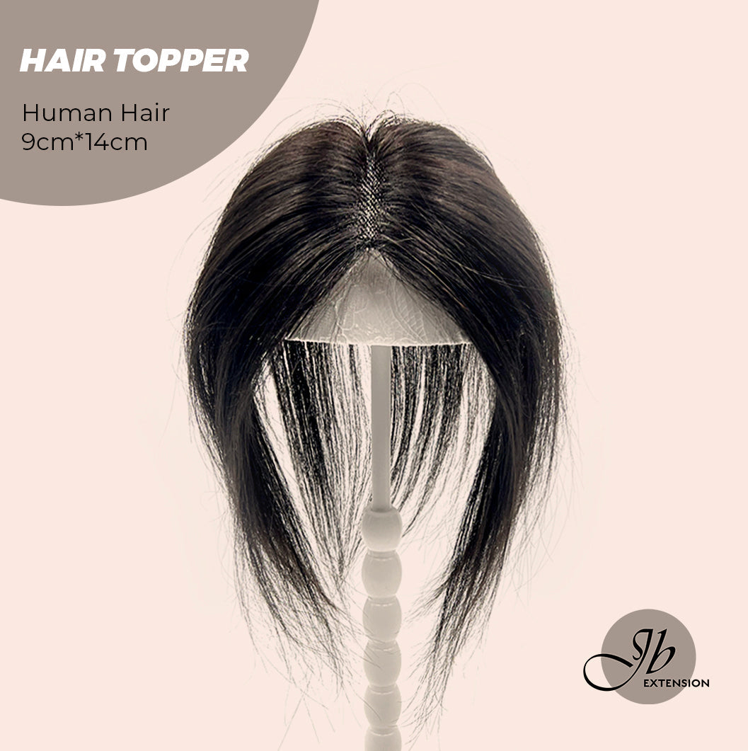 JBEXTENSION 10 Inches Natural Black Brown HUMAN HAIR TOPPER 9*14