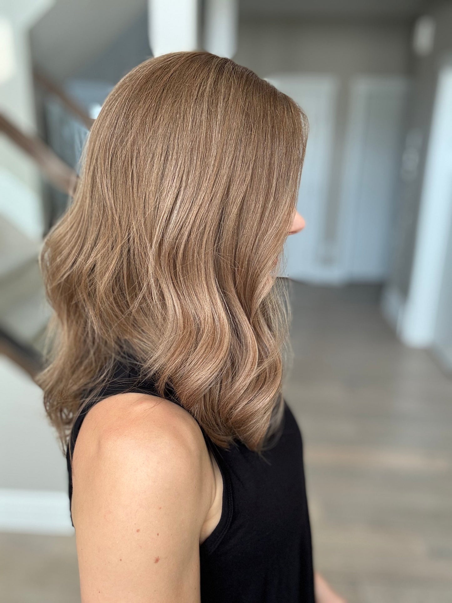 18" Justine LOB Comfort Cap Lace Top Wig (M)