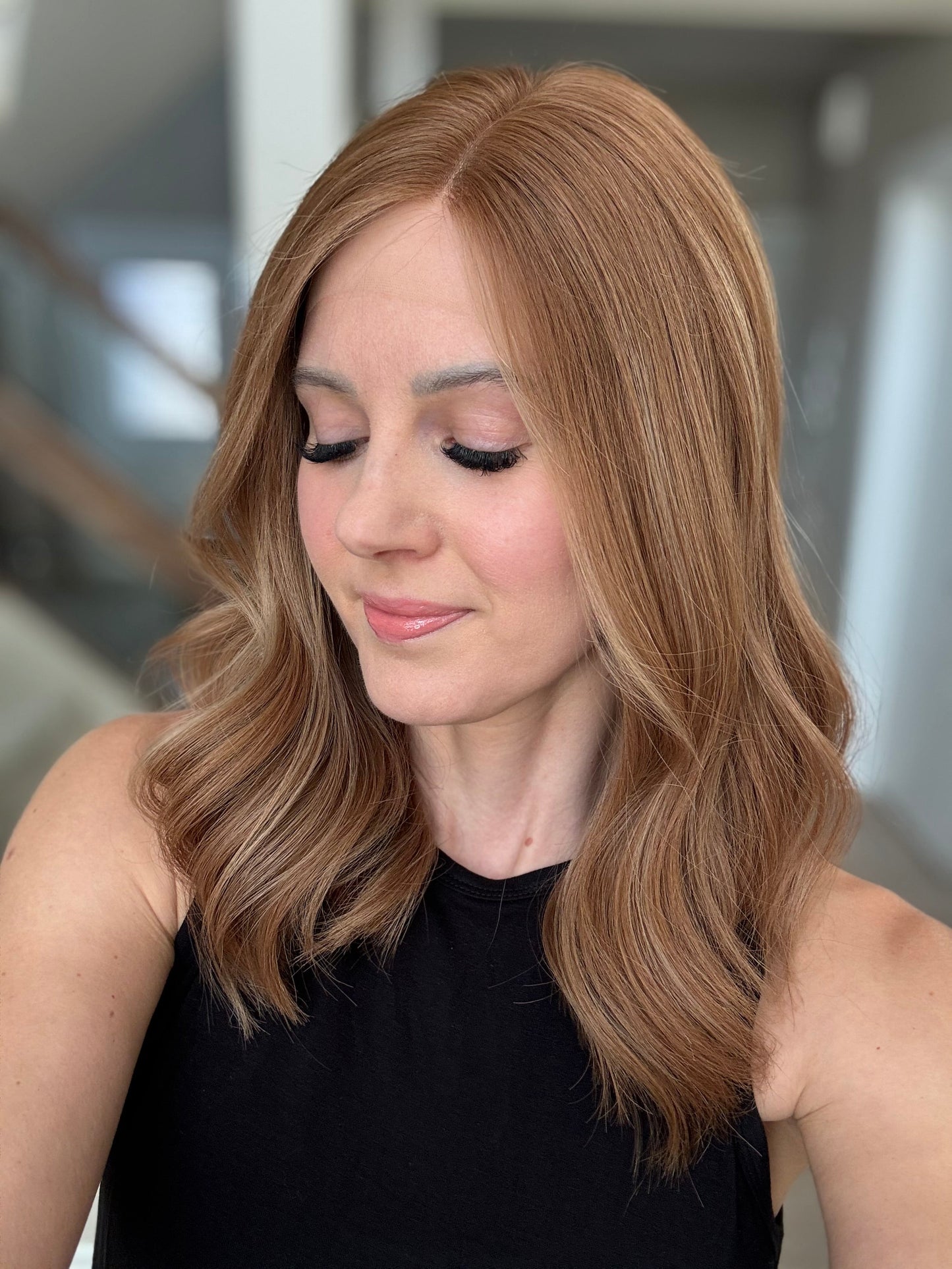 18" Monika LOB Comfort Cap Lace Top Wig (S) (FINAL SALE)