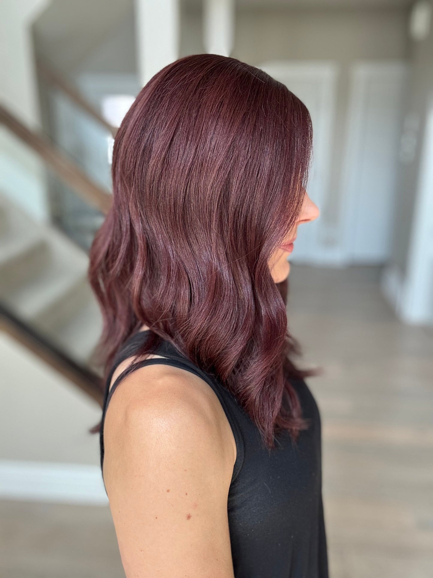 20" Violet Comfort Cap Lace Top Wig (XS)