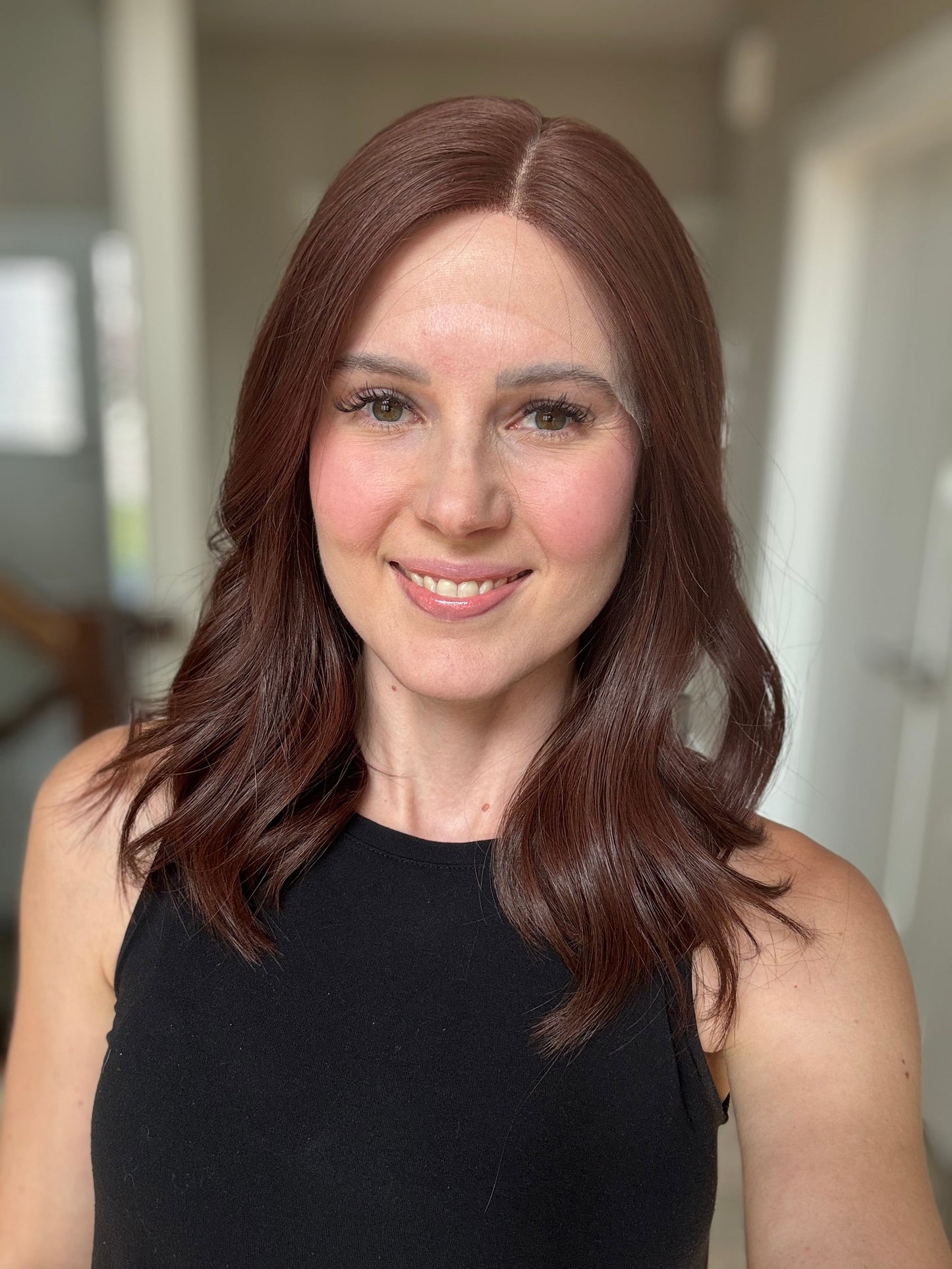 18" Scarlett LOB Comfort Cap Lace Top Wig (S)