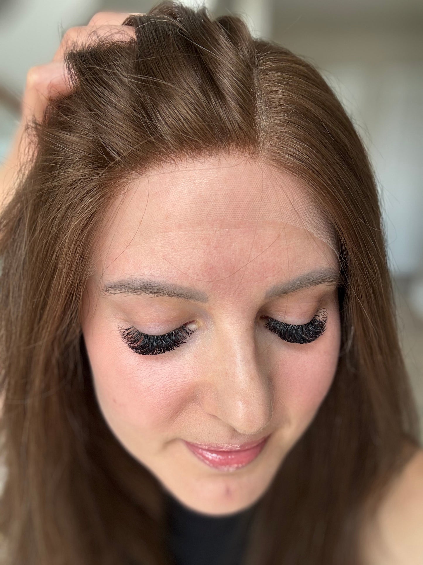 Euro Wig #2: 20" Medium Brown Comfort Cap (S/M)