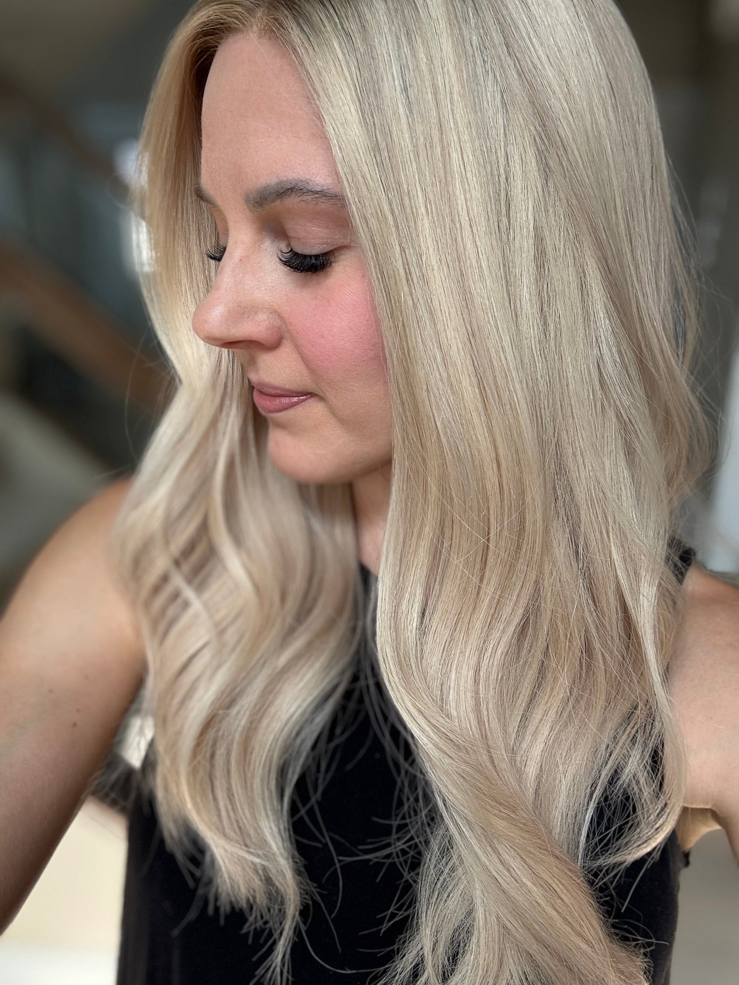 23" Haley Comfort Cap Silk Top Wig (S)