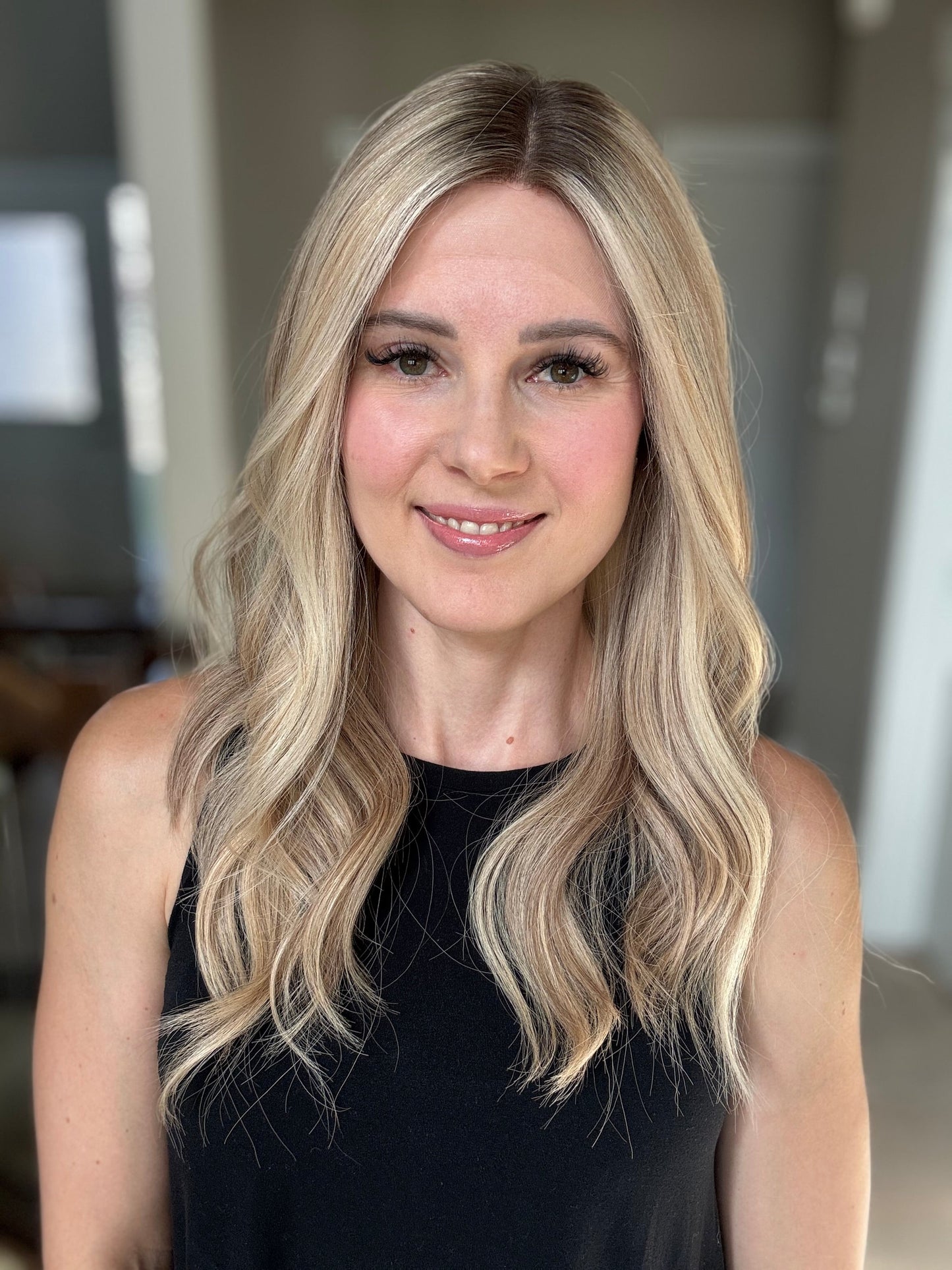 22" Olivia Comfort Cap Lace Top Wig (M)