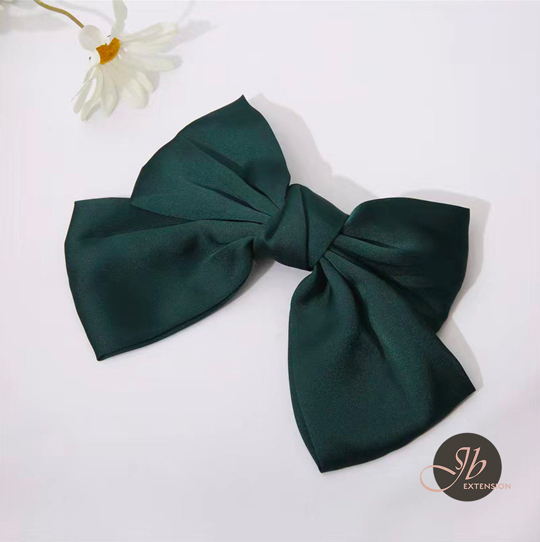JBextension Silky Satin Hair Bow Clips Big Bowknot Claw Hair Clip French Barrettes Accessories for Women Girls
