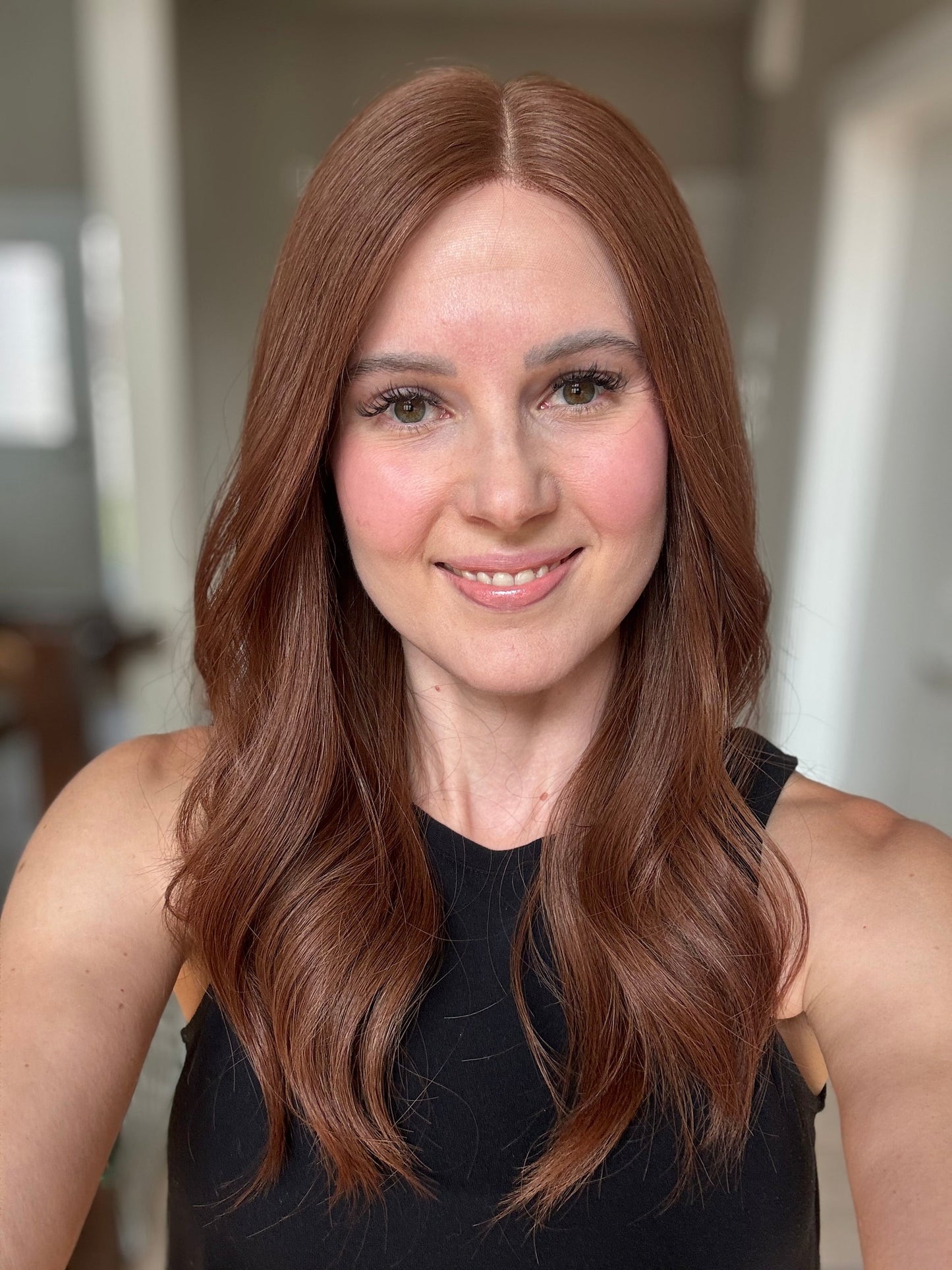 22" Autumn Comfort Cap Lace Top Wig (XS)