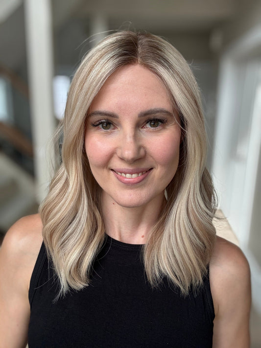 18" Katie LOB Comfort Cap Lace Top Wig (M)