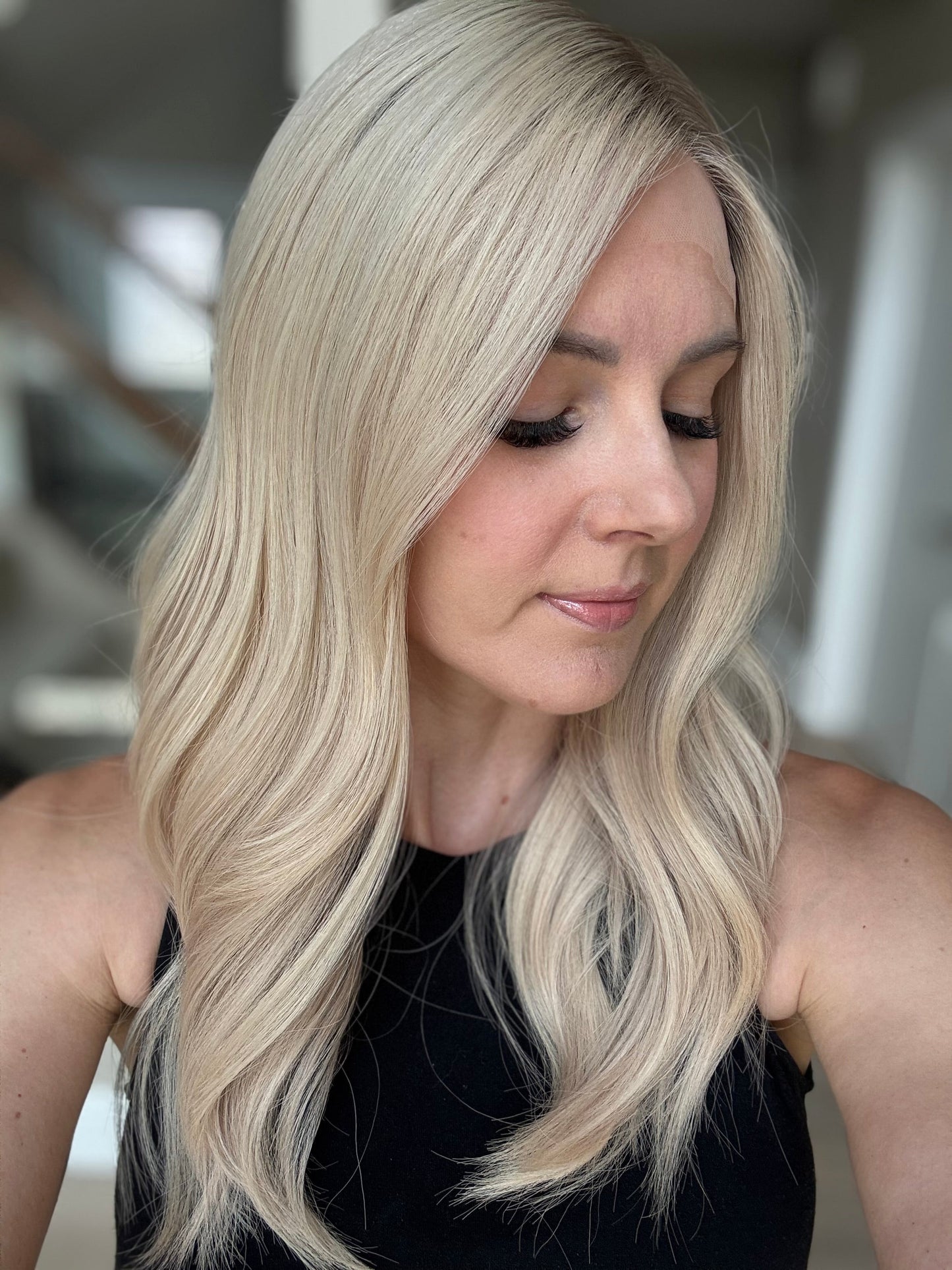 22" Haley Comfort Cap Lace Top Wig (M)