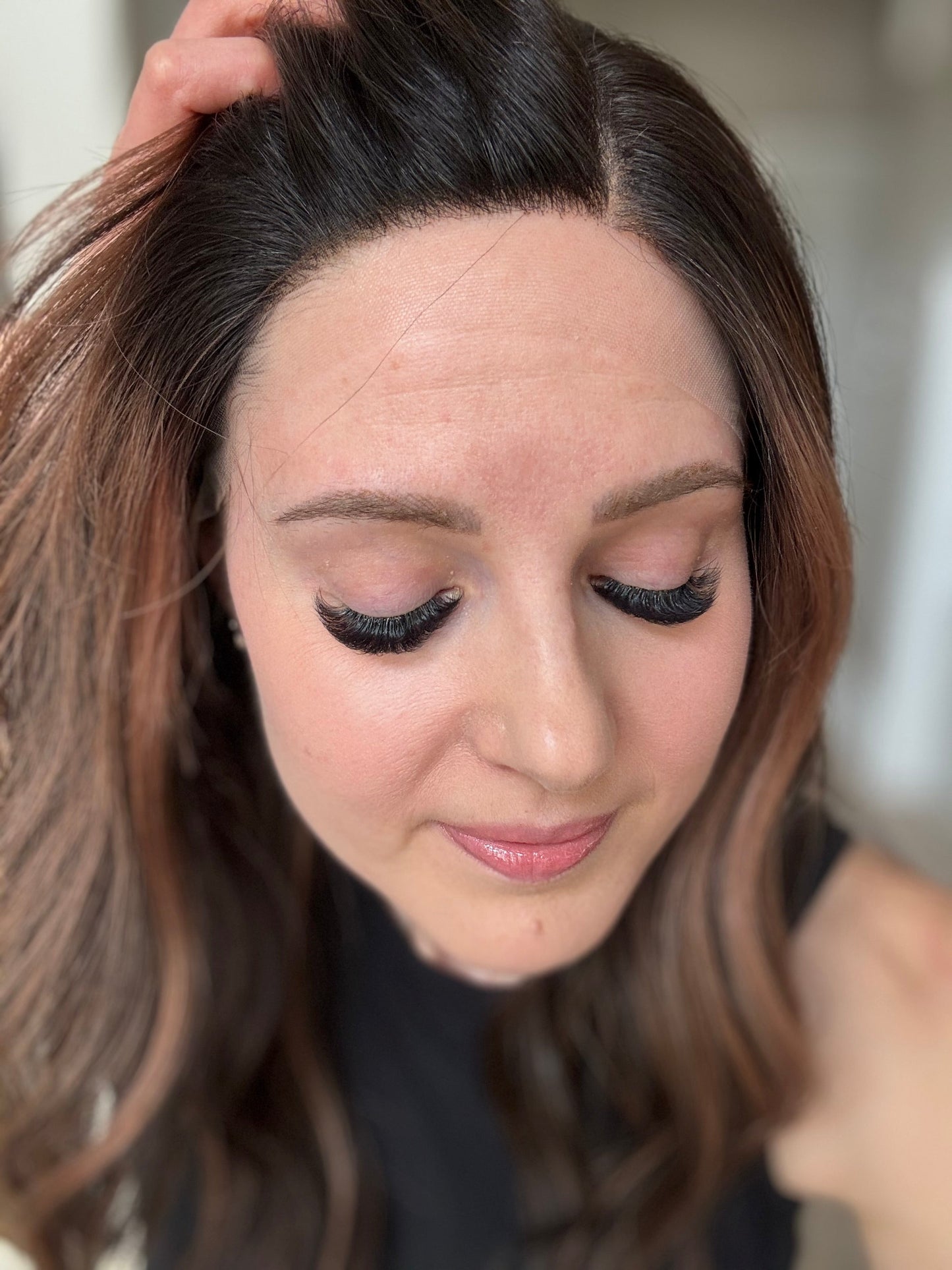 22" Larissa Comfort Cap Lace Top Wig (S)