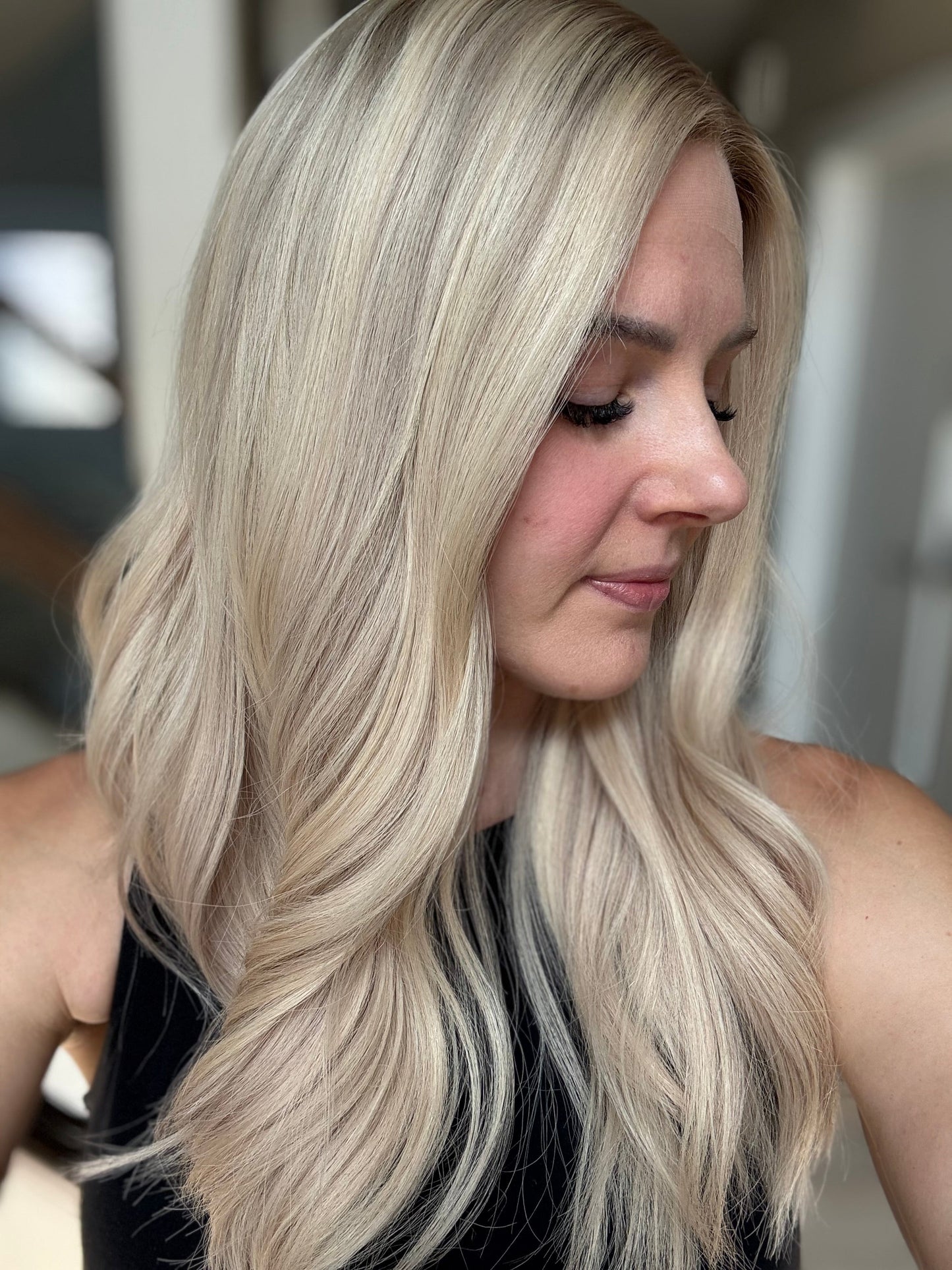 23" Haley Comfort Cap Silk Top Wig (M)