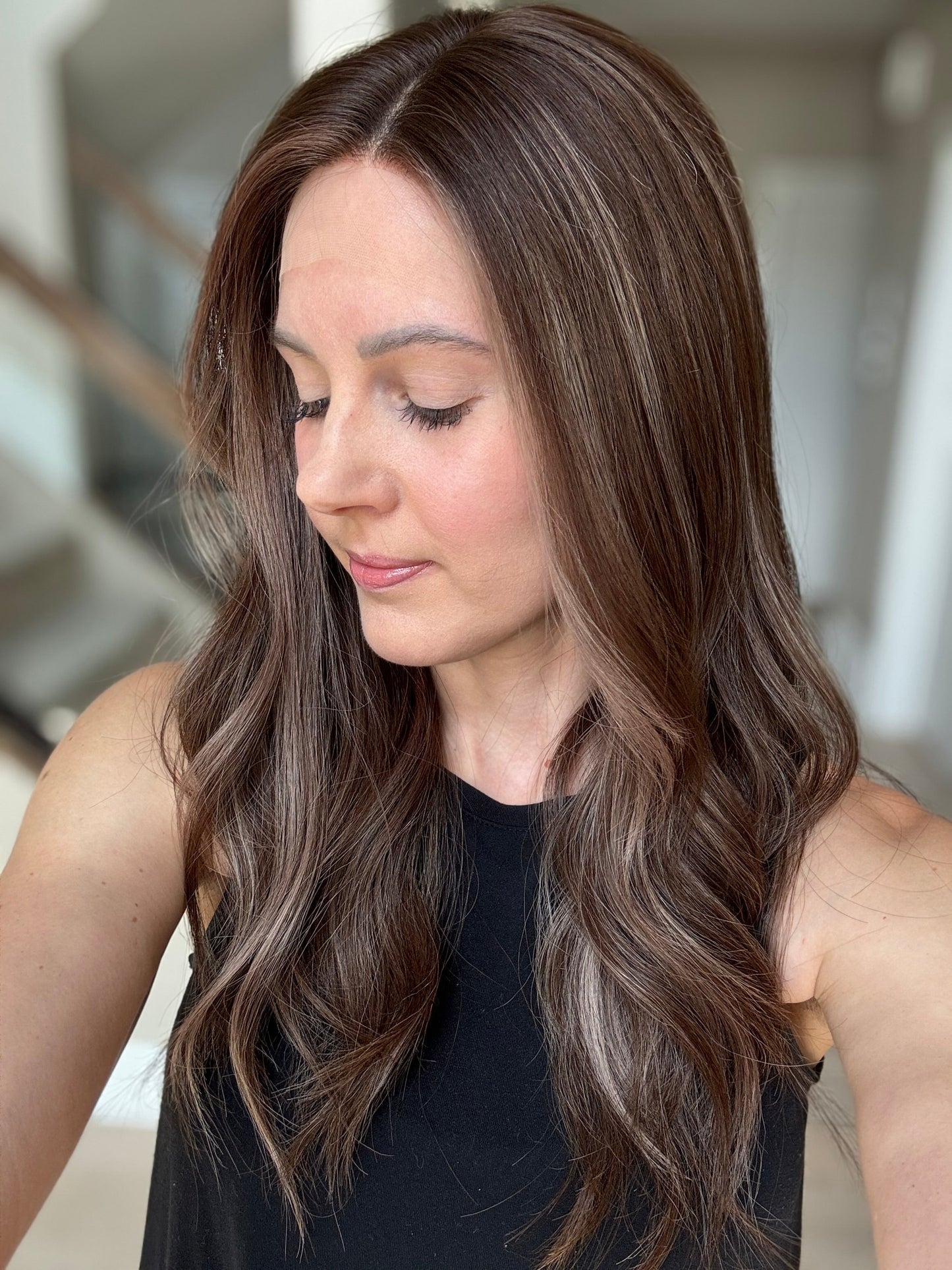 22" Amanda Comfort Cap Lace Top Wig (S)