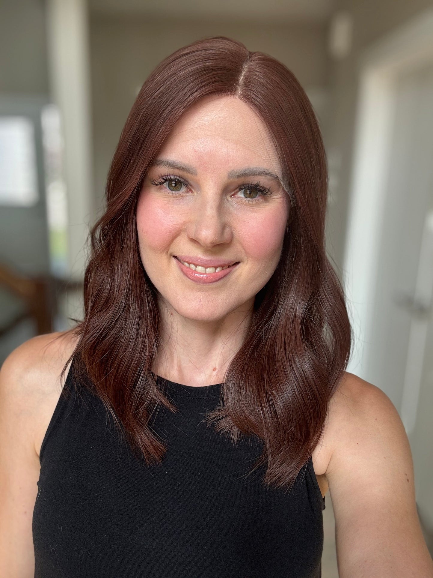 18" Scarlett LOB Comfort Cap Lace Top Wig (M)